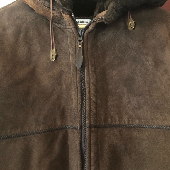 Vintage J. Percy for Marvin Richards  for Brown Suede Jacket with Stitch Detail - Picture 4 of 9